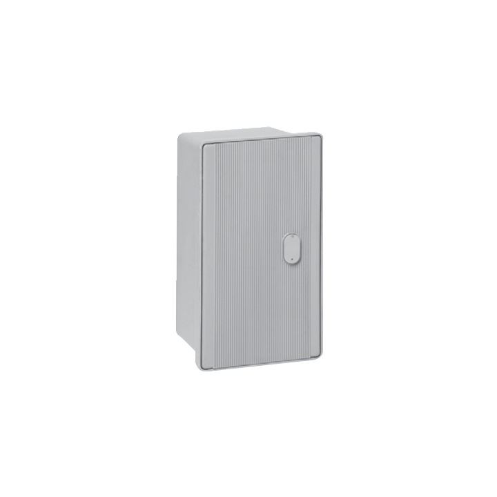 Cassetta contatori monofase CPRM vetroresina grigio RAL7040 con serratura ENEL IP43 IK10 per uso elettrico