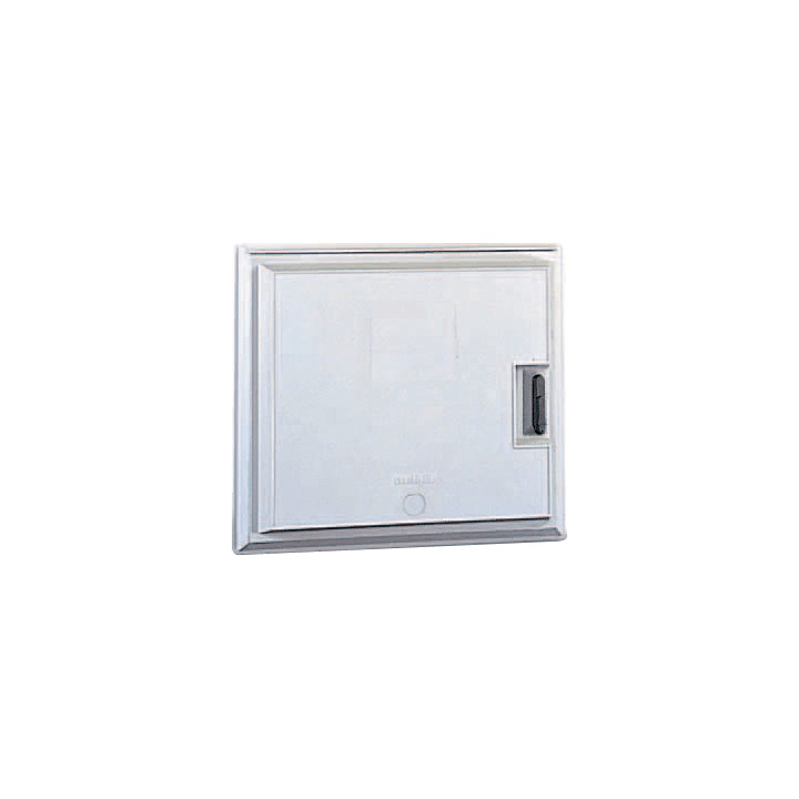 Sportello vetroresina TPV 630x710 mm con serratura leva a scomparsa per nicchie IP43 IK10 grigio RAL 7040