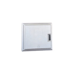 Sportello vetroresina TPV 630x710 mm con serratura leva a scomparsa per nicchie IP43 IK10 grigio RAL 7040