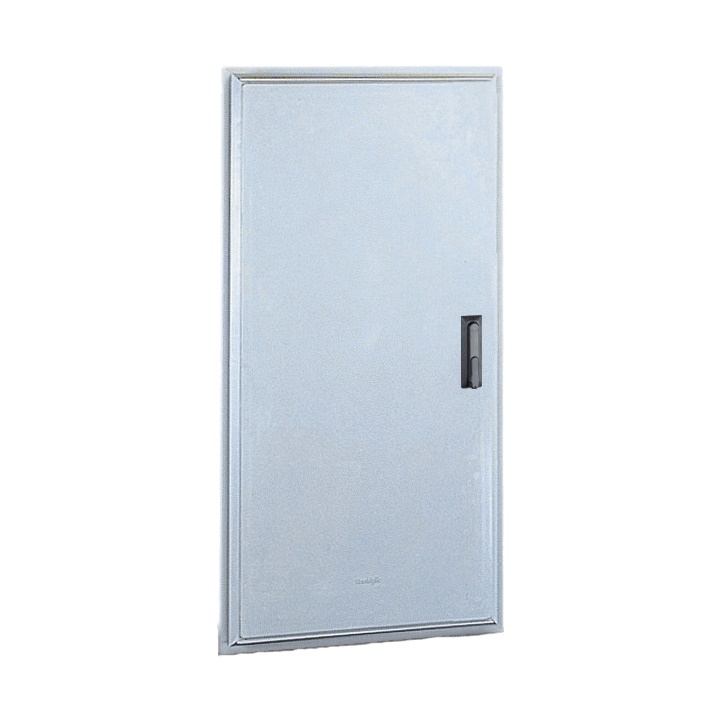 Sportello vetroresina TPV 870x540 mm per nicchie, serratura leva scomparsa, IP43 IK10, grigio RAL7040