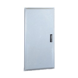 Sportello vetroresina TPV 870x540 mm per nicchie, serratura leva scomparsa, IP43 IK10, grigio RAL7040