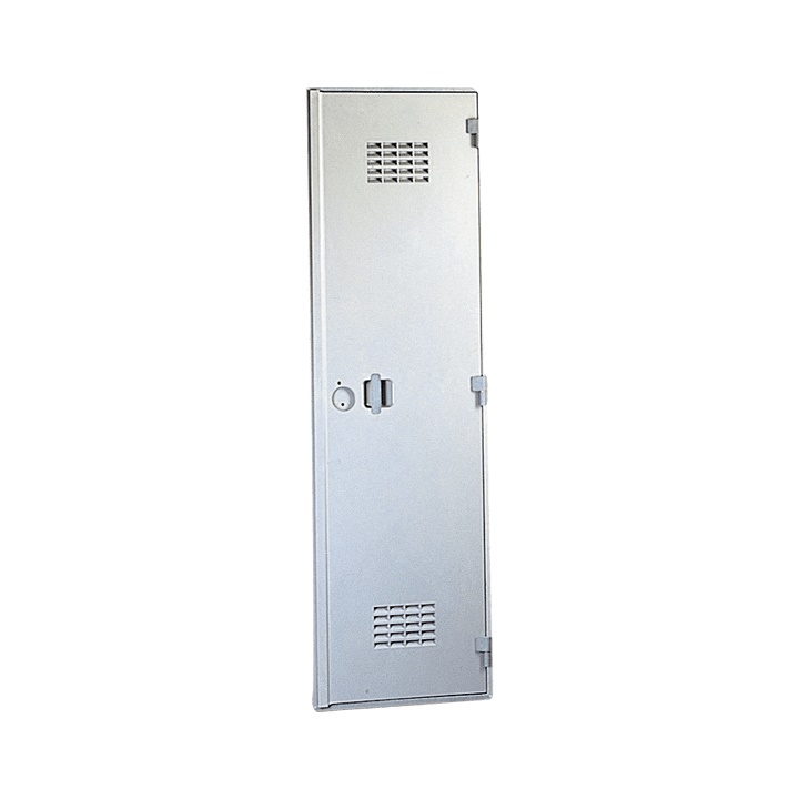 Porta per cabine MT vetroresina grigio RAL 7040 1 anta IP33 IK10 serratura cifratura 640 uso industriale