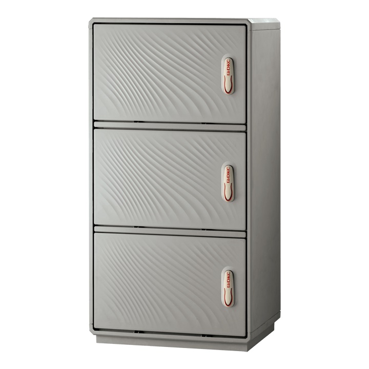 Armadio vetroresina IP55 3 vani 1390x685x330 mm per quadri elettrici GRAFI 7