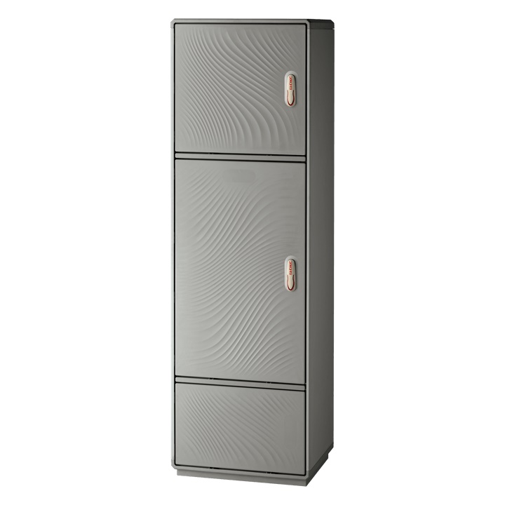 Armadio vetroresina IP55 2 vani + zoccolo 1840x685x330 mm per quadri elettrici GRAFI 7