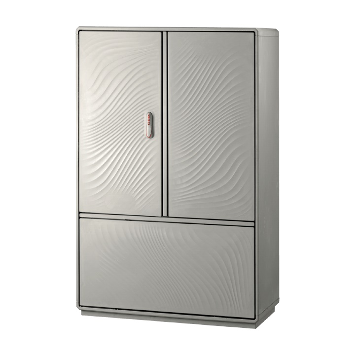 Armadio vetroresina IP55 1 vano + zoccolo 1390x910x330 mm per quadri elettrici