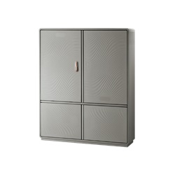 Armadio vetroresina Serie GRAFI 12, 1 vano + zoccolo, IP44, 1840x1150x330 mm, per installazioni quadri elettrici industriali