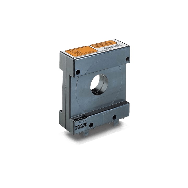 Toroide per relè differenziale diametro 80 mm montaggio su profilo DIN custodia ABS autoestinguente