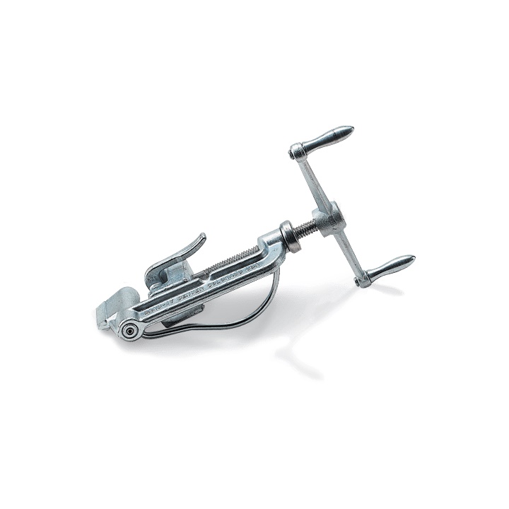 Tenditore universale per reggia metallica acciaio inox fissaggio cassette a palo