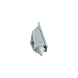 Raccordo a 90° sinistro vetroresina grigio per cassetta serie VQ sistema chiusura coulisse