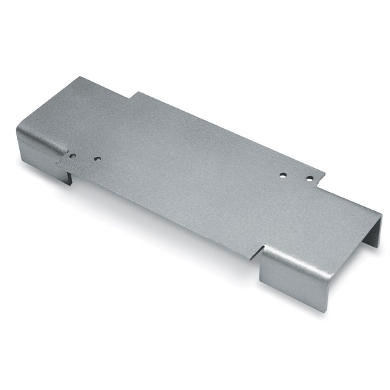 Staffa fissaggio in alluminio anodizzato anticorrosivo per pali diametro minimo 70 mm uso ancoraggio cassette elettriche