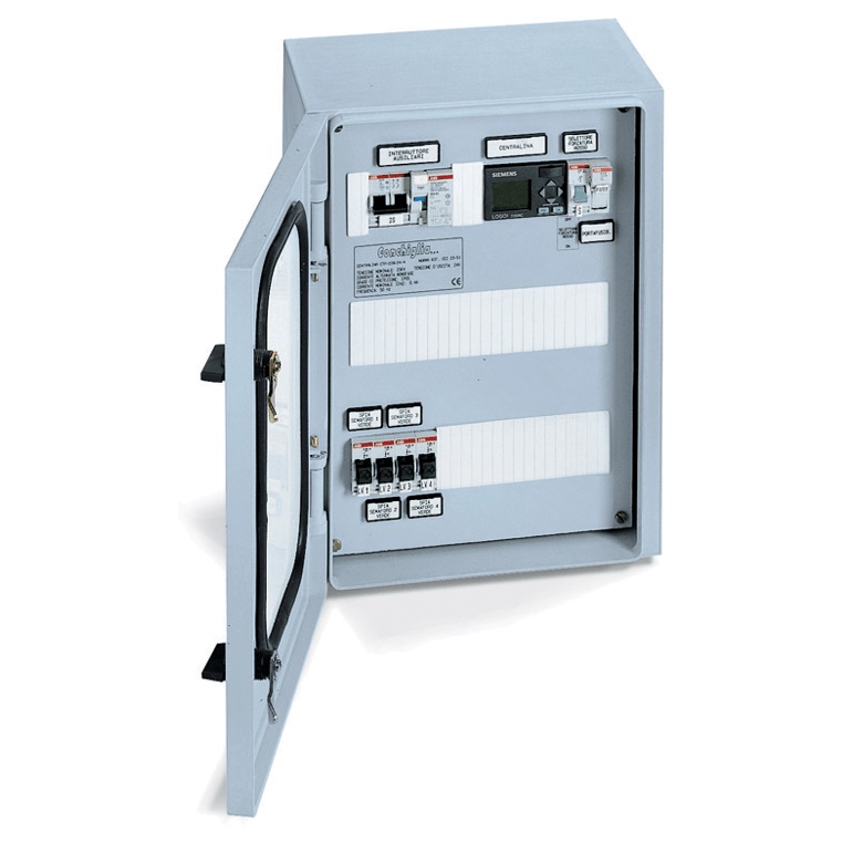 Centralina elettronica 4 canali 2 vie 200W per segnalatori semaforici parcheggi garage industriale IP55