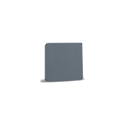 Piastra fondo PVC 5 mm per serie CVA vano 455 mm accessorio quadro elettrico