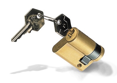 Cilindro serratura CMY/12 DIN18252 cifratura Y12 per serrature serie SSCM con 1 chiave, sicurezza residenziale e commerciale
