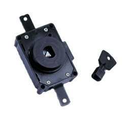 Serratura armadi serie CV SCS con chiave triangolare 9 mm lucchettabile cremonese 3 punti