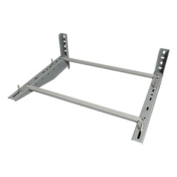 Supporto fissaggio a parete acciaio verniciato per armadi serie CV larghezza 720 mm profondità 450 mm