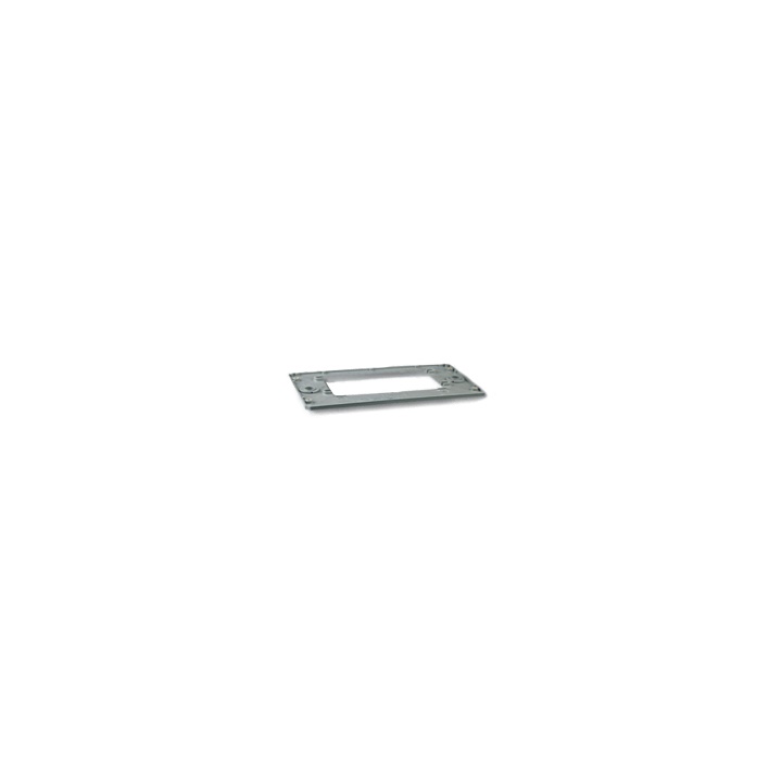 Flangia accoppiamento piedistallo metallo per armadi elettrici serie CVT-CVN 546x308mm grigio