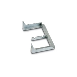 Guida porta ripiani alluminio 242x68 mm per armadi serie CV portata elevata