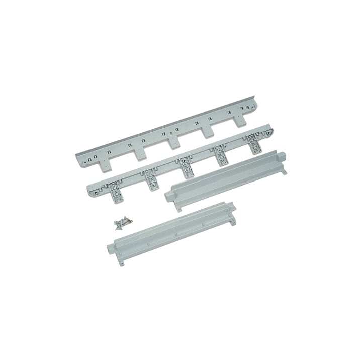 Montanti e cornice supporto pannelli armadi serie CV altezza 660 mm grigio RAL 7035