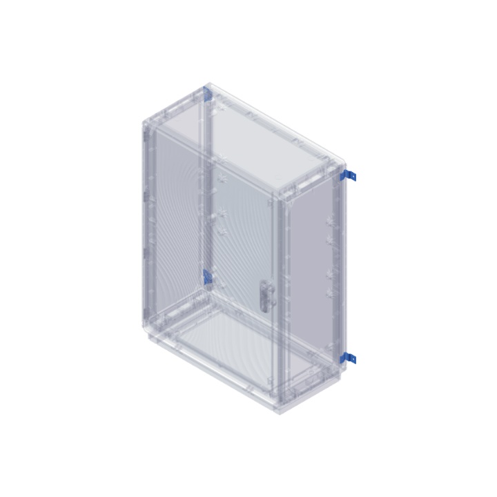 Staffe fissaggio a parete per armadi serie GRAFI kit 4 pezzi per installazione sicura