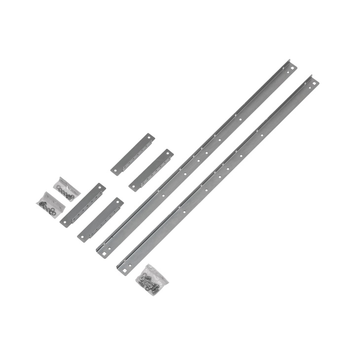 Kit montanti e staffe metallo 460x1390 mm per strutture elettriche industriali e commerciali