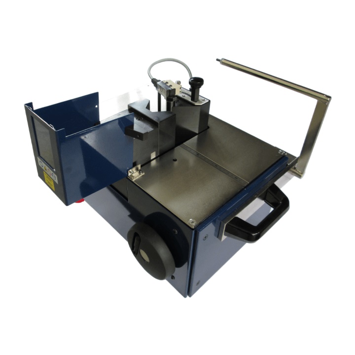 Piegatore perforatore barre elettrico 5-12mm per quadri elettrici con fermo barra e ritorno automatico