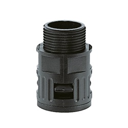 RAC.M.FISSO PG16 AD28,5 NERO IP66 C