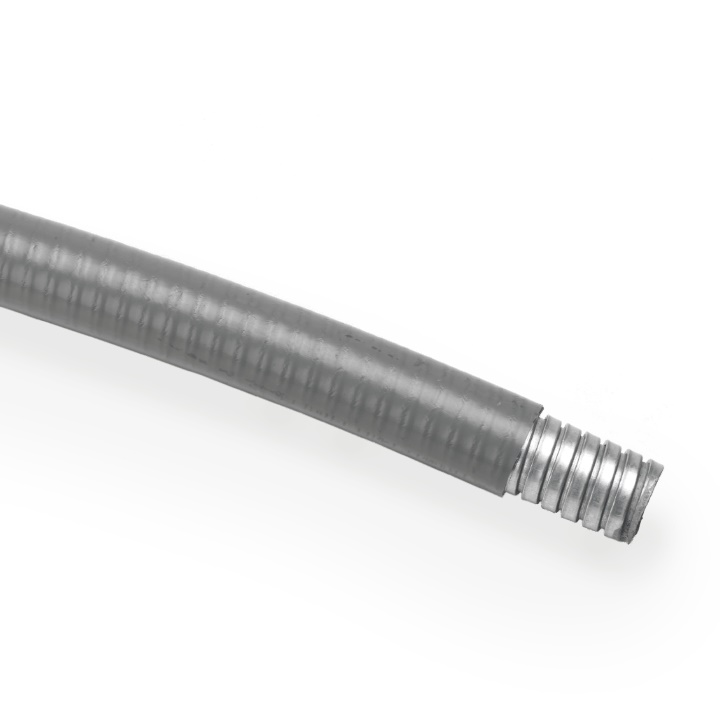 TUBO FLESSIBILE MET. 15,5X21 RIV. GRIGI