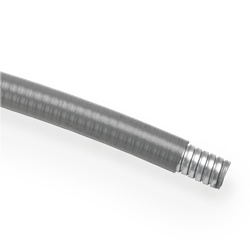 TUBO FLESSIBILE MET. 15,5X21 RIV. GRIGI