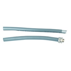 TUBO FLESSIBILE MET. 35X43 RIV. GRIGIO