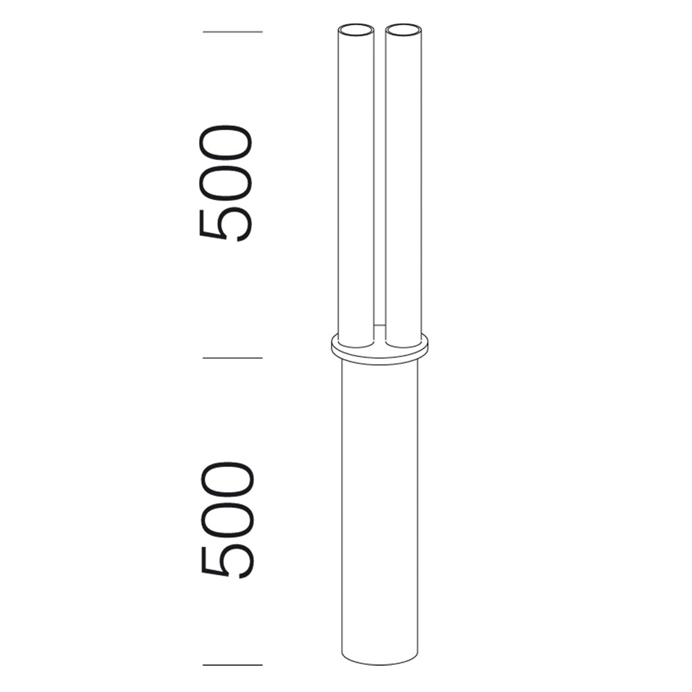 INNESTO BILAMPADA IRIDE 384 GREY900