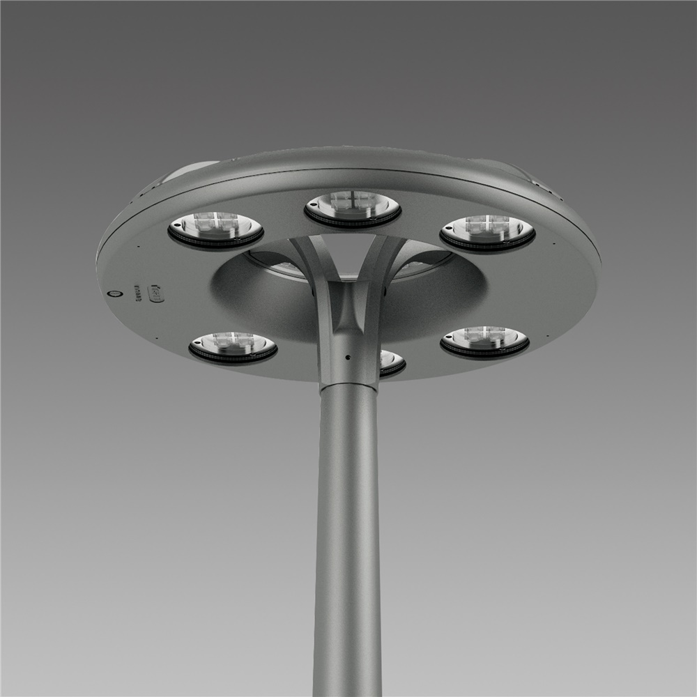 Disco 5 LED 110W 4000K IP66 illuminazione esterni urbana