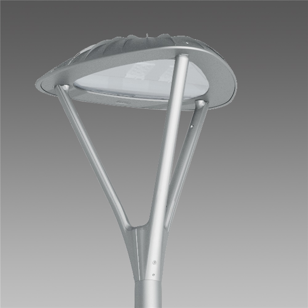 Lampada LED 26W 2930lm IP66 IK09 per esterni urbani grigia