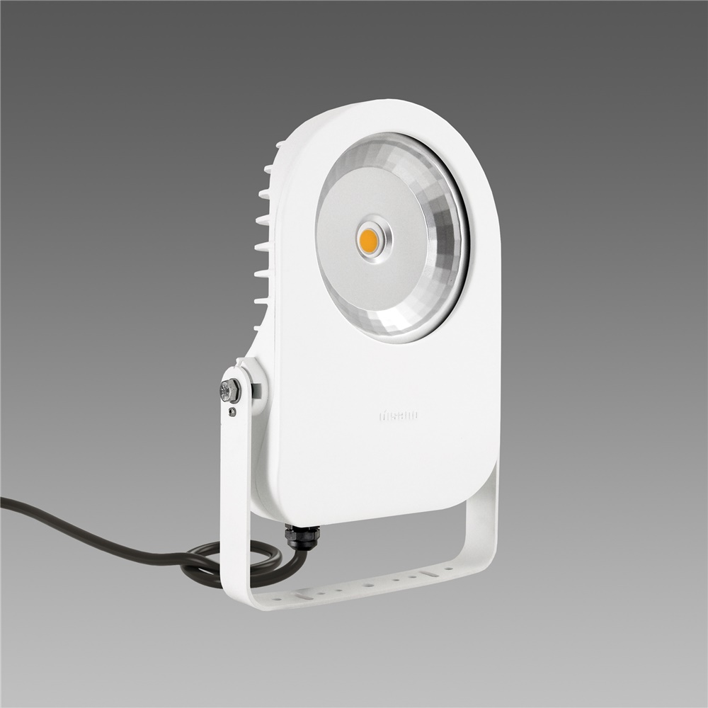 Proiettore LED 28W COB ambra IP66 esterno grafite