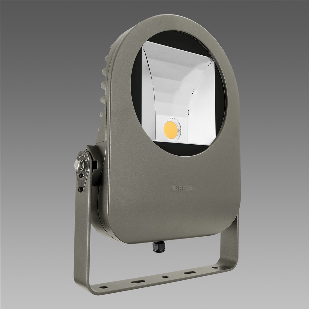Proiettore LED 127W COB asimmetrico esterno IP66 grafite