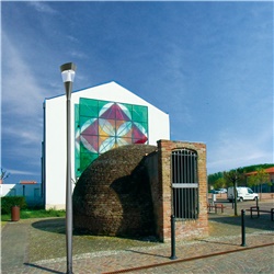 Palo illuminazione Village 1435 altezza 4000mm colore grigio G9007 uso esterno