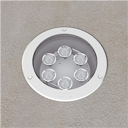 FARO LED 56W RGBW INOX PER ILLUMINAZIONE ARCHITETTONICA ESTERNA