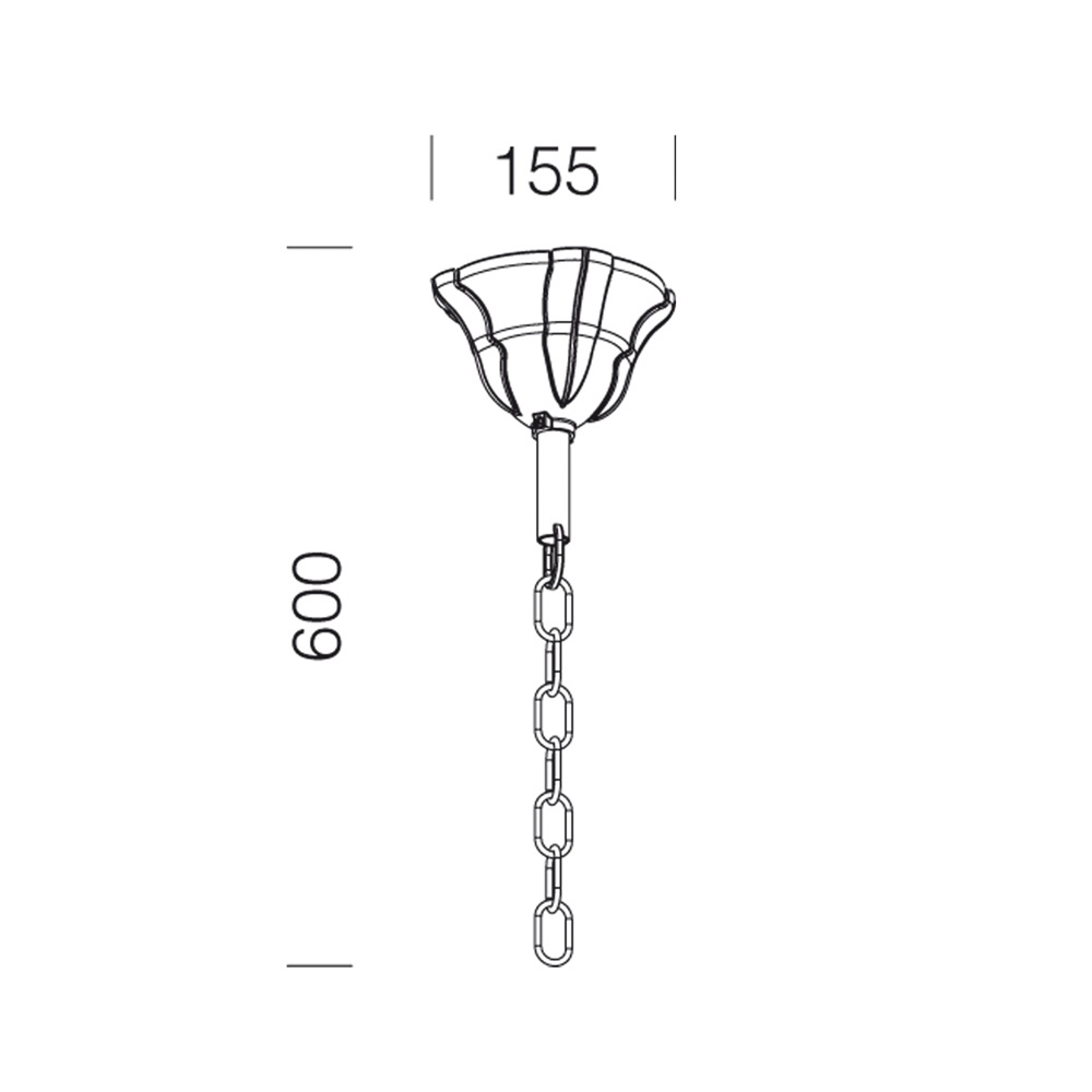 ATTACCO CON CATENELLA 518 ANTRACITE
