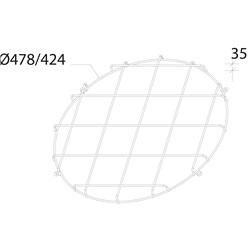 GABBIA PROTEZIONE ASTRO 16 24LED 24