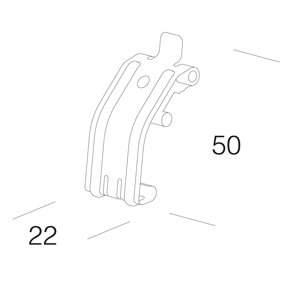 Gancio Per Hydro 461 18W Inox