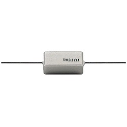 Resistenza a filo 5 watt 0,22 ohm alta affidabilità per elettronica ed elettrotecnica