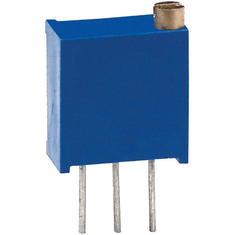 Trimmer cermet verticale 25 giri 1 kOhm regolazione precisa circuiti elettrici ed elettronici