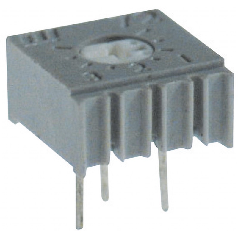 Trimmer singolo giro montaggio verticale regolazione precisa circuiti elettrici compatto affidabile