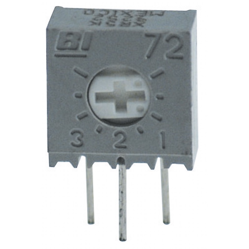 Trimmer elettrico singolo giro 72X-200R-10 compatto regolazione precisa circuiti elettrici