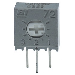Trimmer elettrico singolo giro 72X-200R-10 compatto regolazione precisa circuiti elettrici