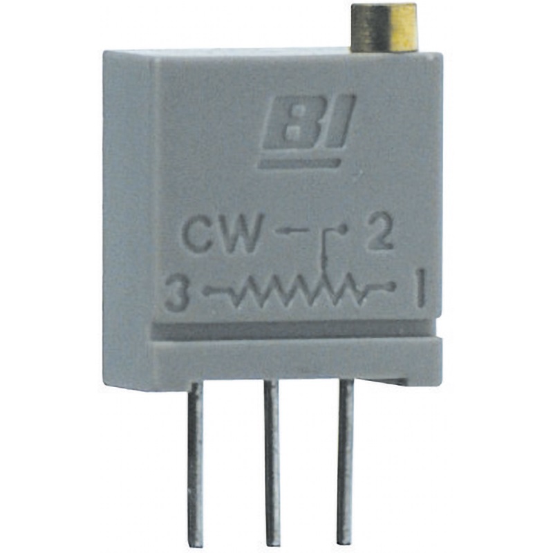 Trimmer 20 giri verticale 200 kohm 0,67W precisione regolazioni circuiti elettrici