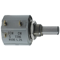 Potenzimetro a filo 2W 10 ohm regolazione precisa per impianti elettrici