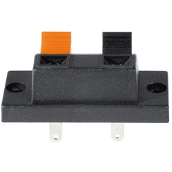 Morsettiera 2 poli compatta materiali resistenti connessioni elettriche sicure uso professionale