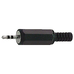 Spina volante 2,5 mm connettore stereo compatto per impianti audio qualità professionale