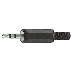 Spina volante 3,5 mm stereo per connessioni audio impianti elettrici alta affidabilità