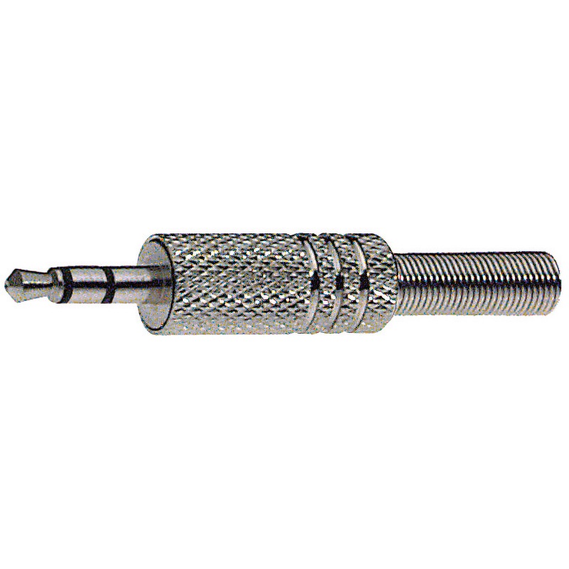 Spina volante diametro 3,5 mm metallo resistente per impianti elettrici professionali